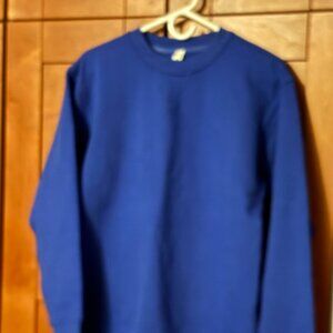 Lululemon Women's Sz 6 Blue Long Sleeve Crewneck Cotton Sweatshirt $128